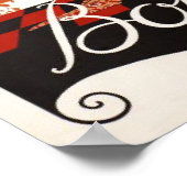  vrouwen Mode Trends Art Deco Adverteren Poster (Hoek)