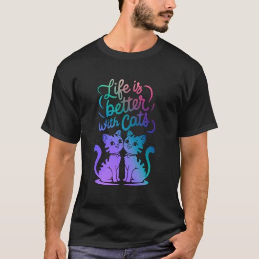 Vrouwen Moeder Vader Kat Liefhebber Eigenaar Schat T-shirt (Voorkant)