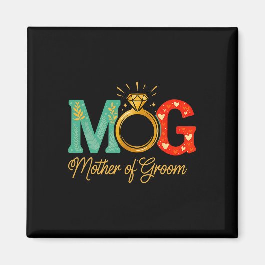 Vrouwen Moeder van de bruidegom Mob Mama Wedding B Magneet (Voorkant)