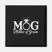 Vrouwen Moeder van de bruidegom Mob Mama Wedding B Magneet (Voorkant)