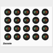 Vrouwen Moeder van de bruidegom Mob Mama Wedding B Ronde Sticker (Vel)
