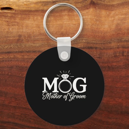 Vrouwen Moeder van de bruidegom Mob Mama Wedding B Sleutelhanger (Voorkant)