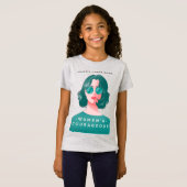 Vrouwen Moedige Meisjes 'Fine Jersey T-Shirt (Voorkant volledig)