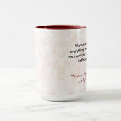 Vrouwen moeten alles tegelijk met Mannen doen Mok (Midden)