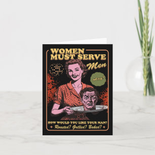 Vrouwen moeten mannen spooky liberale heks feminis kaart