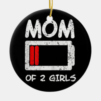 Vrouwen Momlife Fun Statement Jokes for Adults Keramisch Ornament