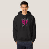 Vrouwen Mooie Hond Houder Hond Pitbull Sister Hoodie (Voorkant volledig)