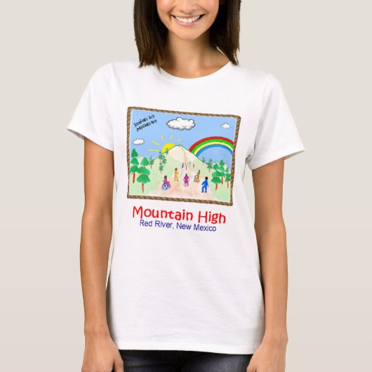 Vrouwen Mountain High Camp T-shirt uit 2003 (Voorkant)