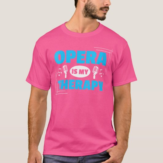 Vrouwen Musical Koor Opera Singer T-shirt (Voorkant)