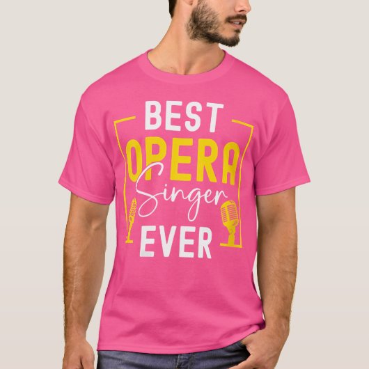Vrouwen Musical Koor Opera Singer T-shirt (Voorkant)