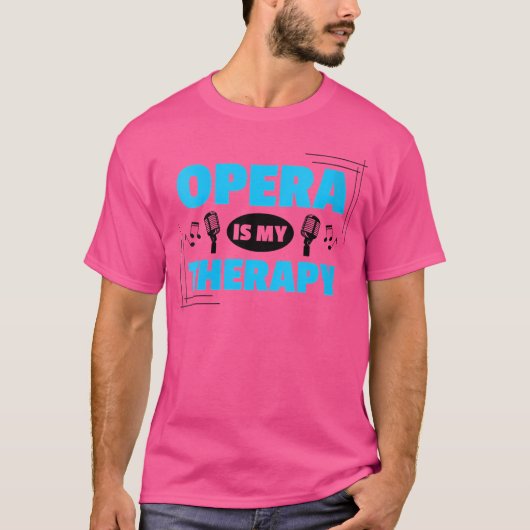 Vrouwen Musical Koor Opera Singer T-shirt (Voorkant)
