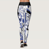 Vrouwen muziek leggings (Achterkant)
