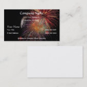 VROUWEN Nacht keer kleurrijke explosies! Visitekaartje (Voorkant / Achterkant)