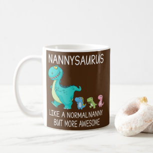 Vrouwen Nannysaurus als een normale nanny maar mee Koffiemok