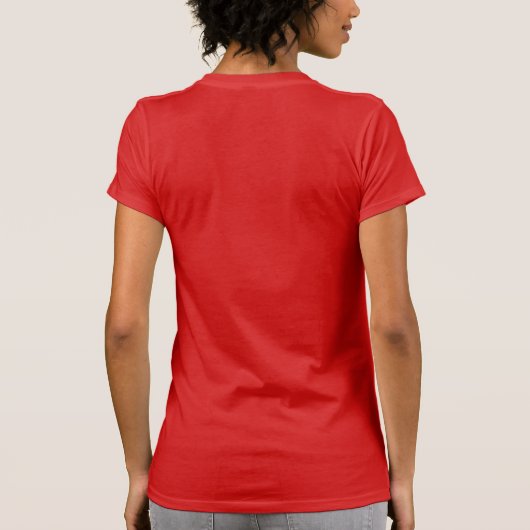 Vrouwen Natuur Print T-shirt (Achterkant)