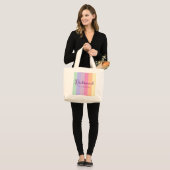 Vrouwen Natuurlijke bruiloft bruidsmeisje geschenk Grote Tote Bag (Voorkant (model))