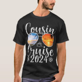 Vrouwen neef cruise 2024 meisjes cursus reis 2024 t-shirt (Voorkant)