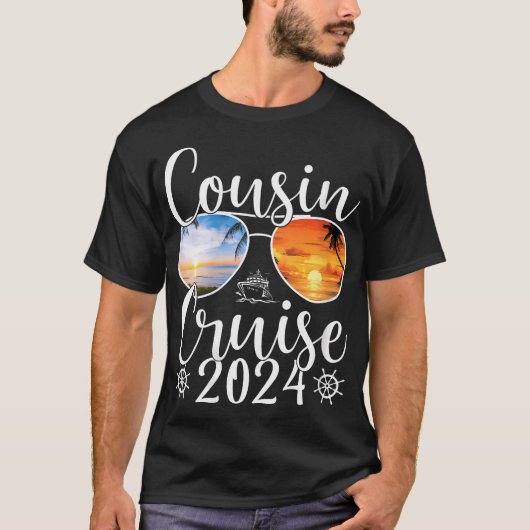 Vrouwen neef cruise 2024 meisjes cursus reis 2024  t-shirt (Voorkant)