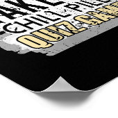 Vrouwen Neem een Mind Pause Funny Relax Quiz Game  Poster (Hoek)