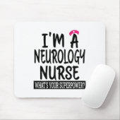 Vrouwen Neurologie Verpleegster Grappige Verpleegk Muismat (Met muis)