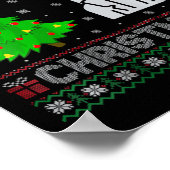 Vrouwen Nicu Nurse Kerstboom Lighting Ugly Christm Poster (Hoek)