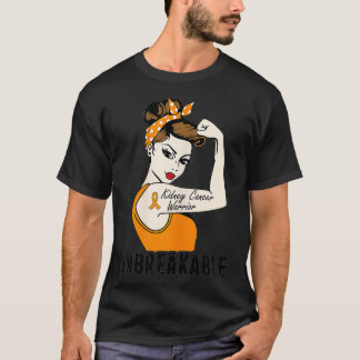 Vrouwen Nierkanker Warrior Onbreekbaar Perfect T-shirt
