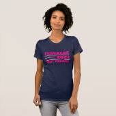 Vrouwen niet Felons 2024 Roze en Wit T-shirt (Voorkant volledig)