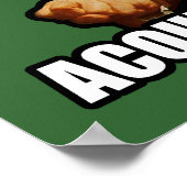 Vrouwen niet in aanmerking nemen Poster chartale e (Hoek)