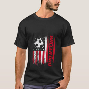 Vrouwen Nieuwe Eerste Keer Papa Om Voetbal te Zijn T-shirt