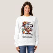 Vrouwen Nieuwjaar eerlijke resolutie Trui (Voorkant volledig)