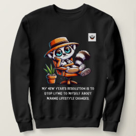 Vrouwen Nieuwjaar eerlijke resolutie Trui