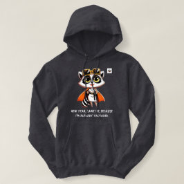 Vrouwen Nieuwjaar, zelfde mij donker Hoodie