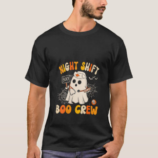 Vrouwen Night Shift Nurse Schattigee Gezondheidswe T-shirt