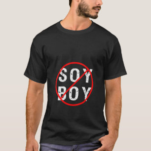 Vrouwen No Soy Boy Keto Carnivore Anti Vegan T-shirt