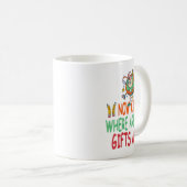 Vrouwen nu Kinder waar zijn de verrassingen Grappi Koffiemok (Voorkant rechts)