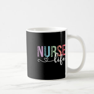 Vrouwen Nurse Life Rn LPN Can Leopard Nurse Week H Koffiemok