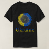 Vrouwen Oekraïne Oekraïners Zonnebloem  Oekraïne T-shirt (Design voorkant)
