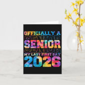 Vrouwen officieel senior 2026 mijn laatste eerste  kaart (Gele Bloem)