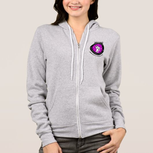 Vrouwen Officiële Kleine Logo Zip-Up Hoodie (Voorkant)