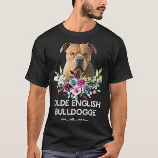 Vrouwen Olde English Bulldogge Gifts Dog mam Premi T-shirt