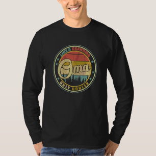 Vrouwen Oma als een oma alleen koelere  mot T-shirt