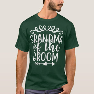 Vrouwen, oma van de Groom Arrow die een hekel aan T-shirt