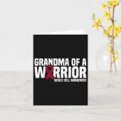 Vrouwen oma van een krijger Bourgondische lint sik Kaart (Gele Bloem)