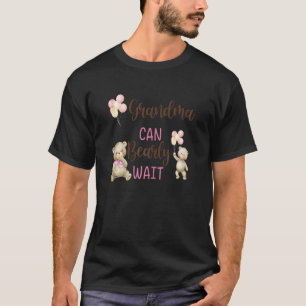Vrouwen Oma We kunnen nauwelijks wachten Gender Ne T-shirt