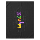 Vrouwen omhoog! tafelkleed (Voorkant)