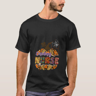 Vrouwen Oncologie Nurse Stethoscope Nursing Hallow T-shirt