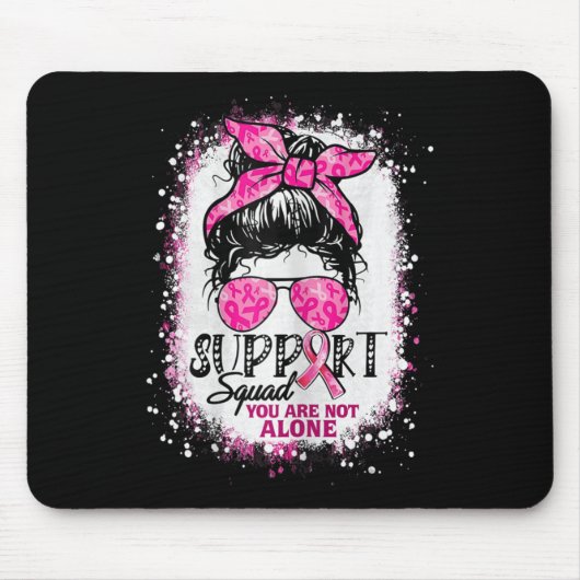 Vrouwen ondersteunen Squad Messine Bun Pink Warrio Muismat (Voorkant)