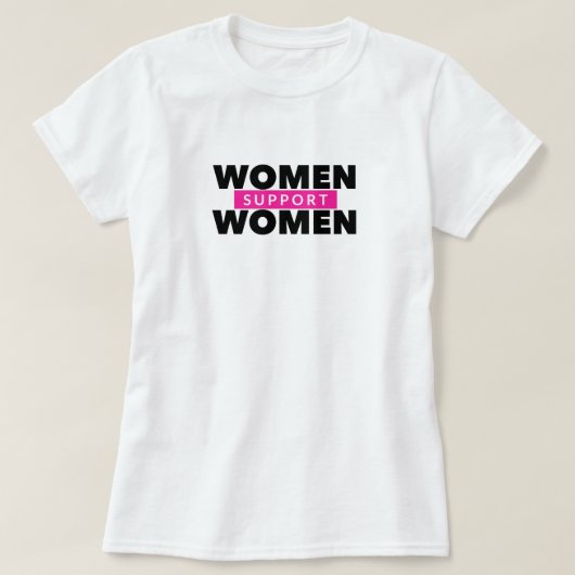 Vrouwen ondersteunen T-shirt voor vrouwen (Design voorkant)