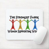 Vrouwen ondersteunen vrouwen muismat (Met muis)