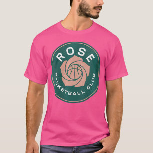 Vrouwen Ongeëvenaarde Roos Basketbal Club 3x3 T-shirt